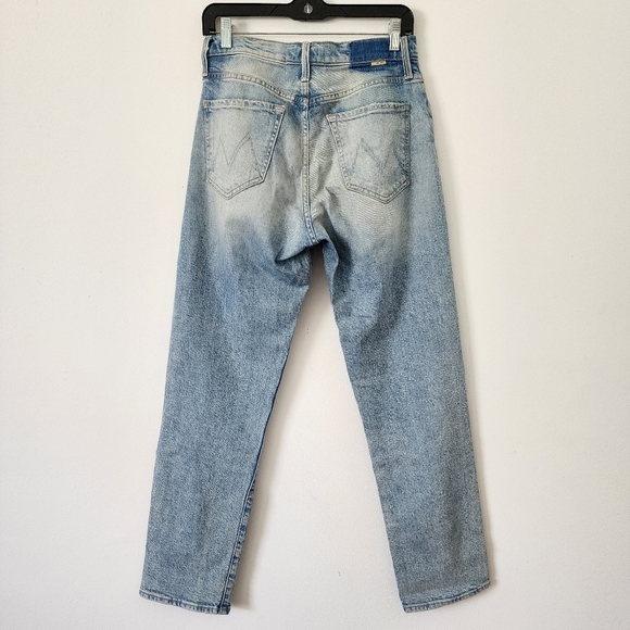 MOTHER Superior The Huffy Flood Jeans High Rise Straight Leg In Amen Size 26 - Picture 11 of 16